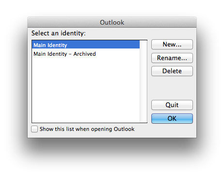 Outlook 2011 For Mac How To Change Identity