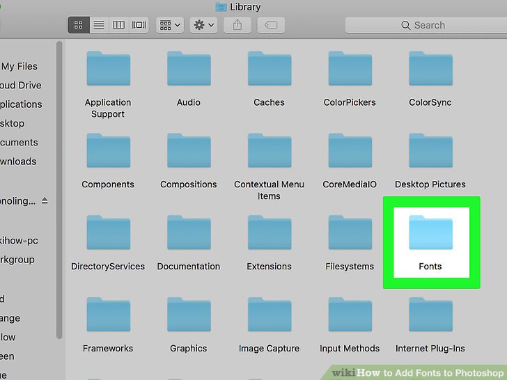 Where To Load Font For Photoshop Mac